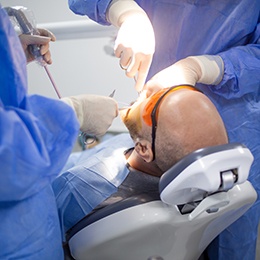 Patient in Nepean getting dental implants