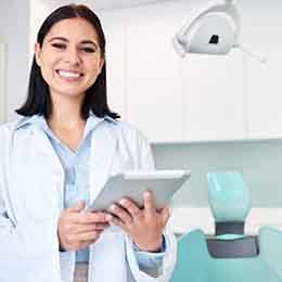Dentist smiles?